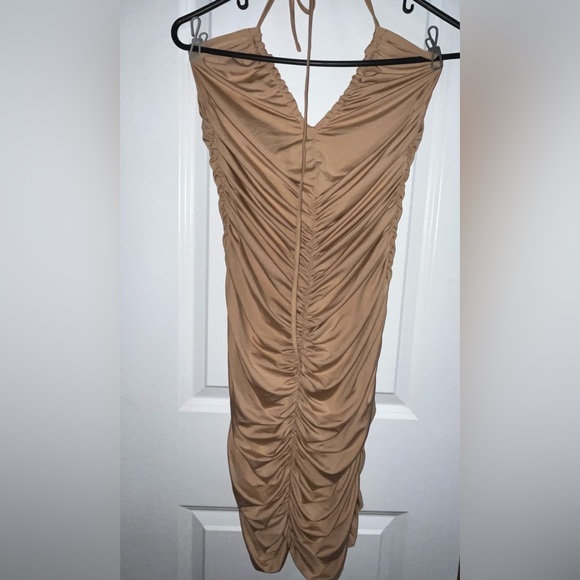 SHEIN Halter Ruched Dress - Picture 3 of 3